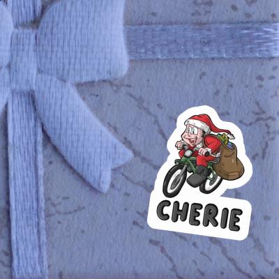 Bicycle Rider Sticker Cherié Notebook Image