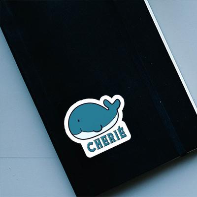 Sticker Whale Fish Cherie Laptop Image