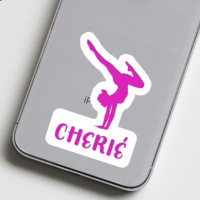 Sticker Cherie Yoga Woman Notebook Image