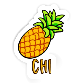 Autocollant Chi Ananas Image