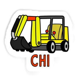 Chi Sticker Mini-Excavator Image