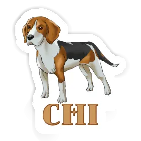 Beagle Dog Sticker Chi Image