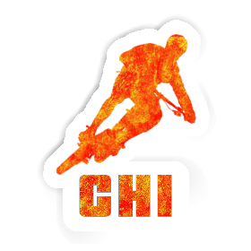 Biker Sticker Chi Image