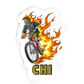 Chi Sticker Biker Image