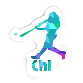 Baseball Player Sticker Chi Image