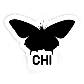 Sticker Butterfly Chi Image