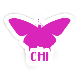 Aufkleber Schmetterling Chi Image