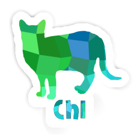 Chi Autocollant Chat Image