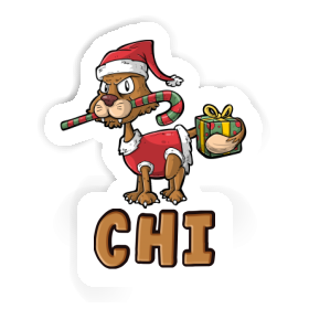 Sticker Christmas Cat Chi Image