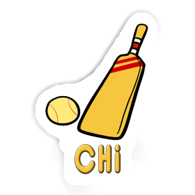 Sticker Cricket Bat Chi Image