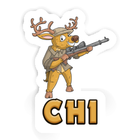 Chi Autocollant Cerf Image