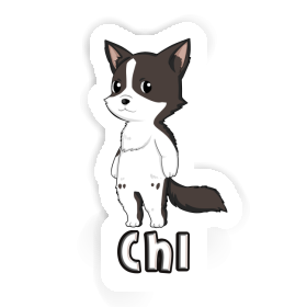 Border Collie Sticker Chi Image