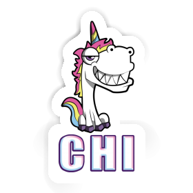 Sticker Chi Grinse-Einhorn Image