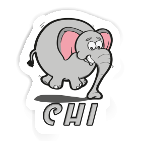 Autocollant Éléphant Chi Image