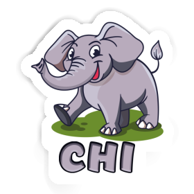 Sticker Elefant Chi Image