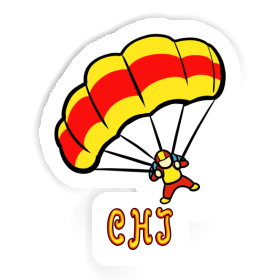 Sticker Skydiver Chi Image