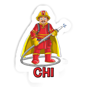 Feuerwehrmann Aufkleber Chi Image