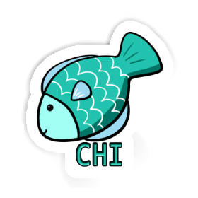 Fish Sticker Chi Image