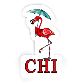 Chi Aufkleber Flamingo Image