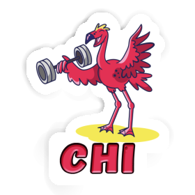 Weight Lifter Sticker Chi Image