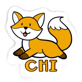 Renard Autocollant Chi Image