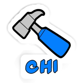 Chi Sticker Gavel Image