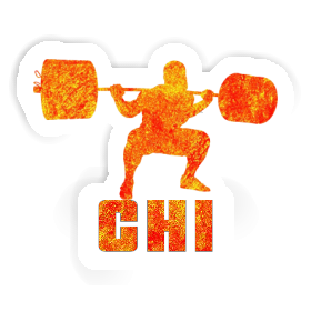 Chi Sticker Weightlifter Image