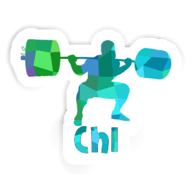 Sticker Chi Weightlifter Image