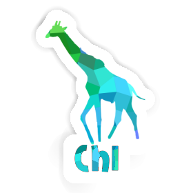 Giraffe Sticker Chi Image