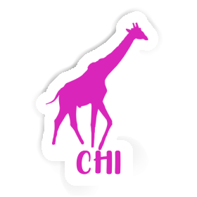 Chi Aufkleber Giraffe Image