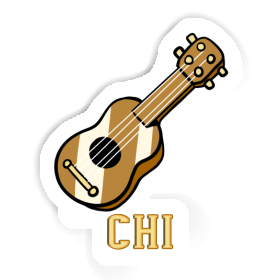 Autocollant Chi Guitare Image