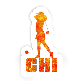 Sticker Chi Golfer Image