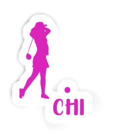 Golfer Sticker Chi Image