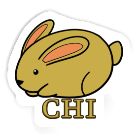 Chi Autocollant Lapin Image