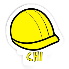 Chi Sticker Construction Helmet Image