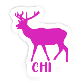 Cerf Autocollant Chi Image