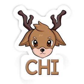 Chi Sticker Hirschkopf Image