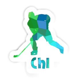 Sticker Chi Hockey Player Image