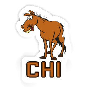 Cheval Autocollant Chi Image