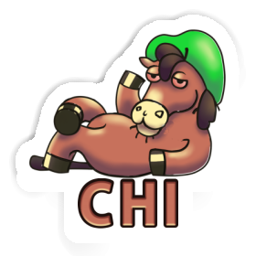 Sticker Chi Lying horse Image