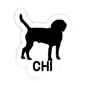 Autocollant Chien Chi Image