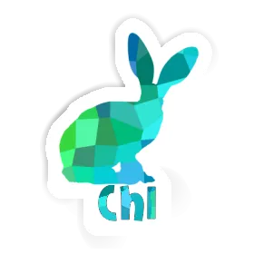 Hase Aufkleber Chi Image