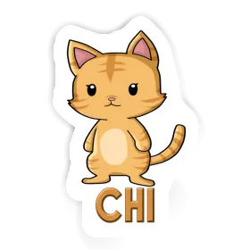 Chat Autocollant Chi Image