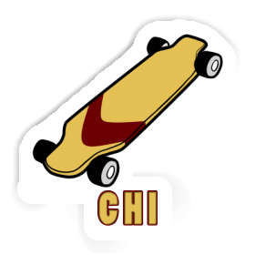 Chi Sticker Longboard Image