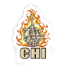 Middlefinger Sticker Chi Image