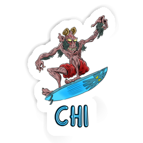 Chi Sticker Surfer Image