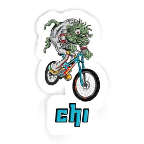 Sticker Downhill-Biker Chi Image