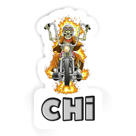 Chi Sticker Motorbike Rider Image