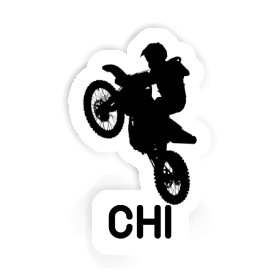 Chi Aufkleber Motocross-Fahrer Image