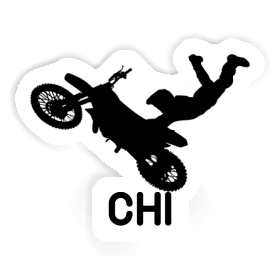 Motocross Jumper Sticker Chi Image